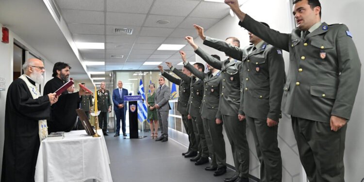 Ορκωμοσία 6 Εφέδρων Ανθυπολοχαγών κατόχων διδακτορικού διπλώματος στο ΕΛΚΑΚ (ΦΩΤΟ-ΒΙΝΤΕΟ)