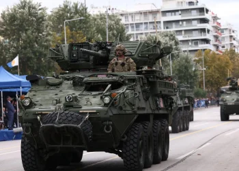 Στρατιωτική παρέλαση στην Θεσσαλονίκη για την Εθνική Επέτειο της 28ης Οκτωβρίου 1940. Τετάρτη 28 Οκτωβρίου 2026 (ΒΑΣΙΛΗΣ ΒΕΡΒΕΡΙΔΗΣ/ΜΟΤΙΟΝΤΕΑΜ)